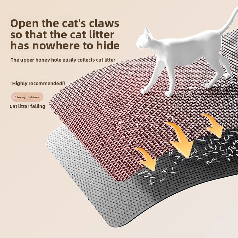 Cat litter mat