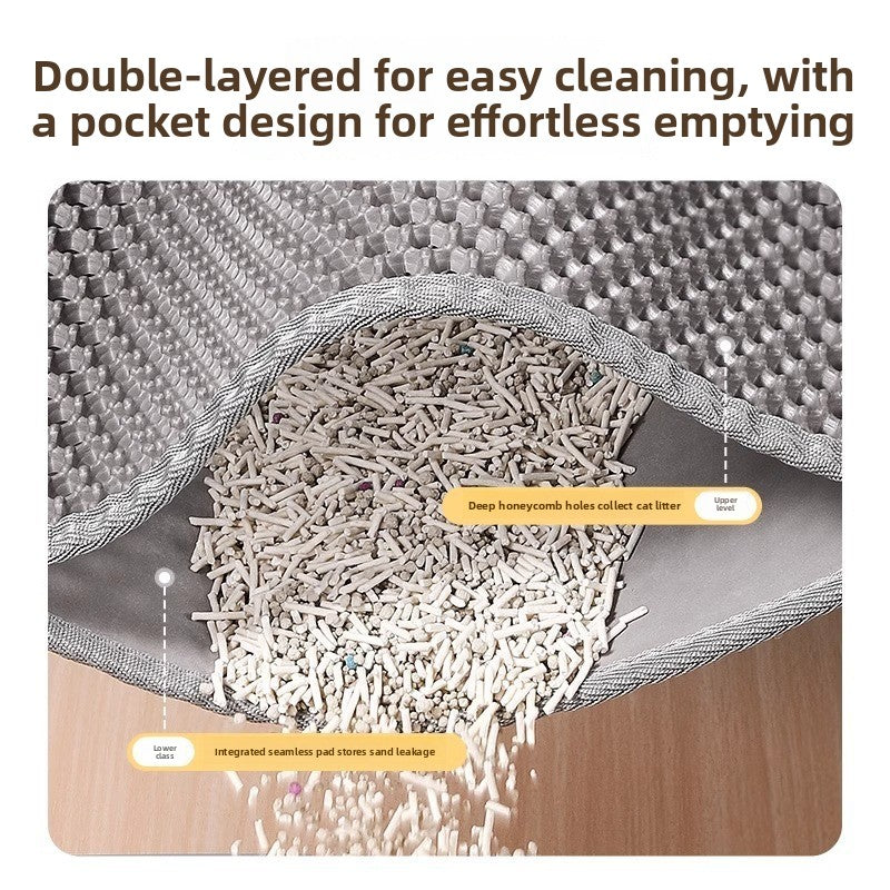 Cat litter mat