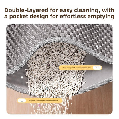 Cat litter mat