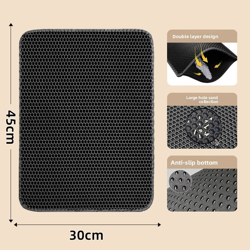Cat litter mat