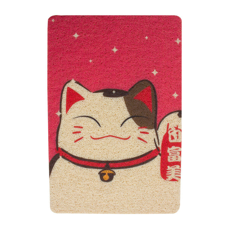 Cat litter pad to prevent cats from taking their litter box out