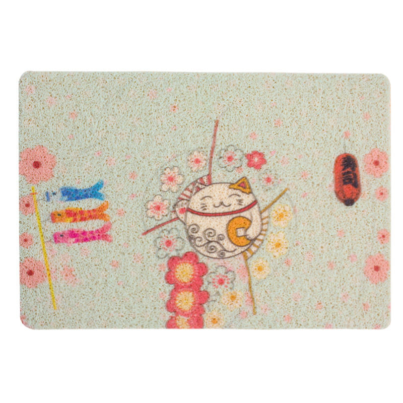 Cat litter pad to prevent cats from taking their litter box out