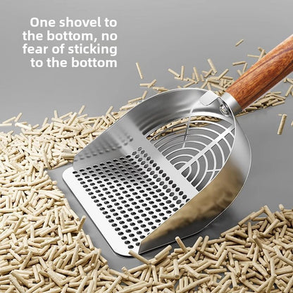 Cat litter scoop