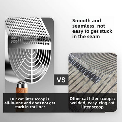 Cat litter scoop