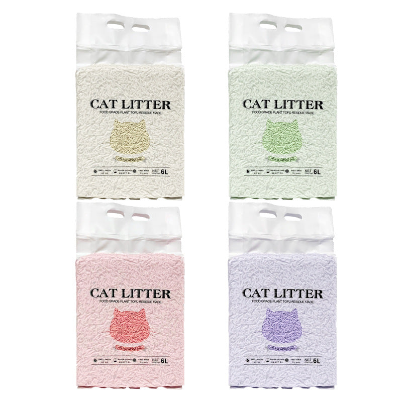 Cat litter tofu litter