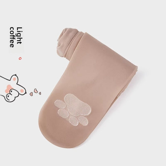 Cat Paw Pattern Anti-Snag Pantyhose