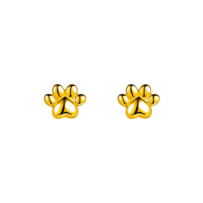 Cat Paw Print Earrings