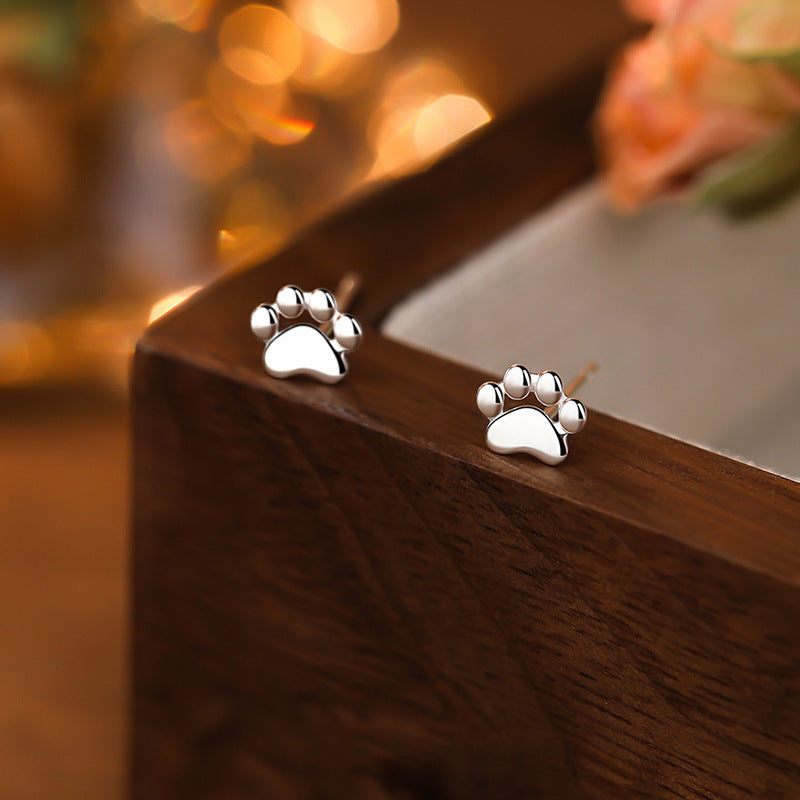 Cat Paw Print Earrings