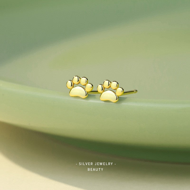 Cat Paw Print Earrings
