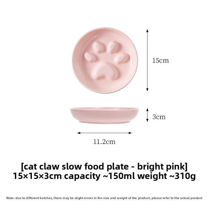 Cat Paw Slow Food Plate