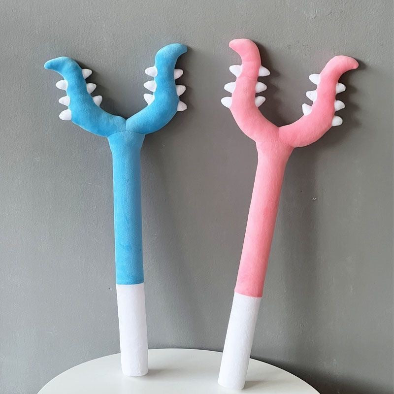 Cat plush toy stick