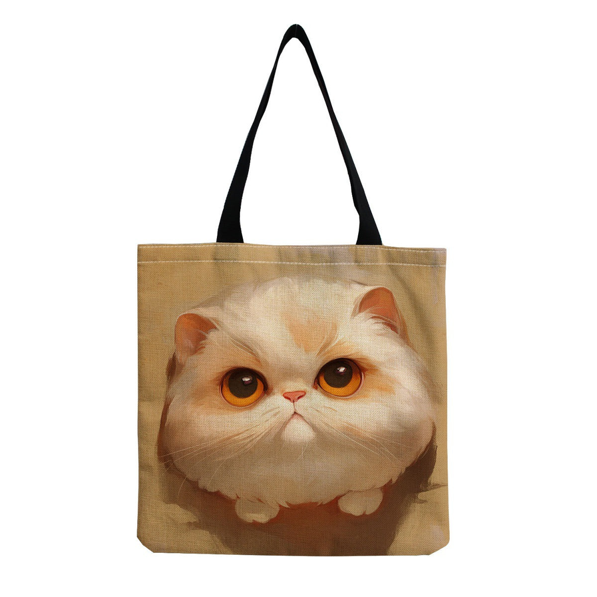 Cat Print Shoulder Bag
