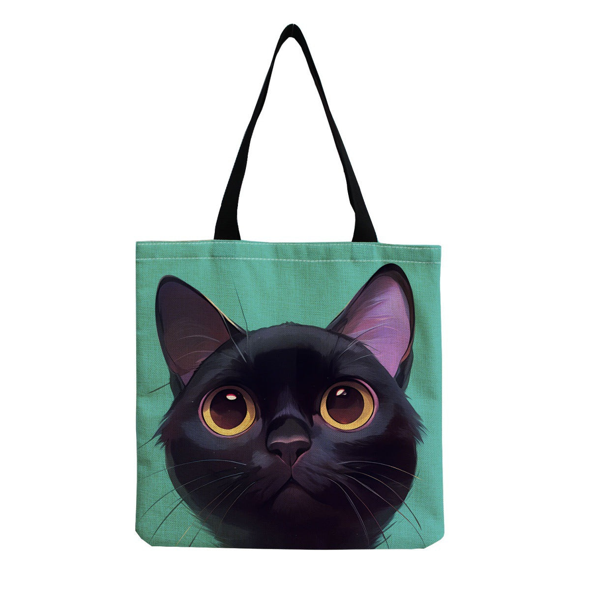 Cat Print Shoulder Bag