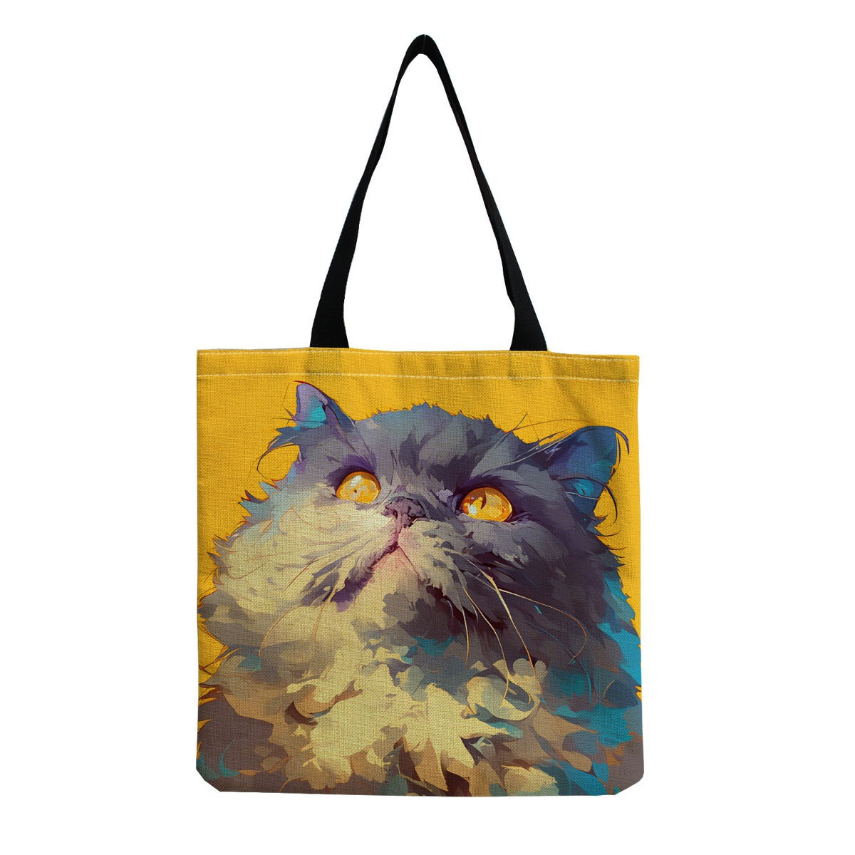 Cat Print Shoulder Bag