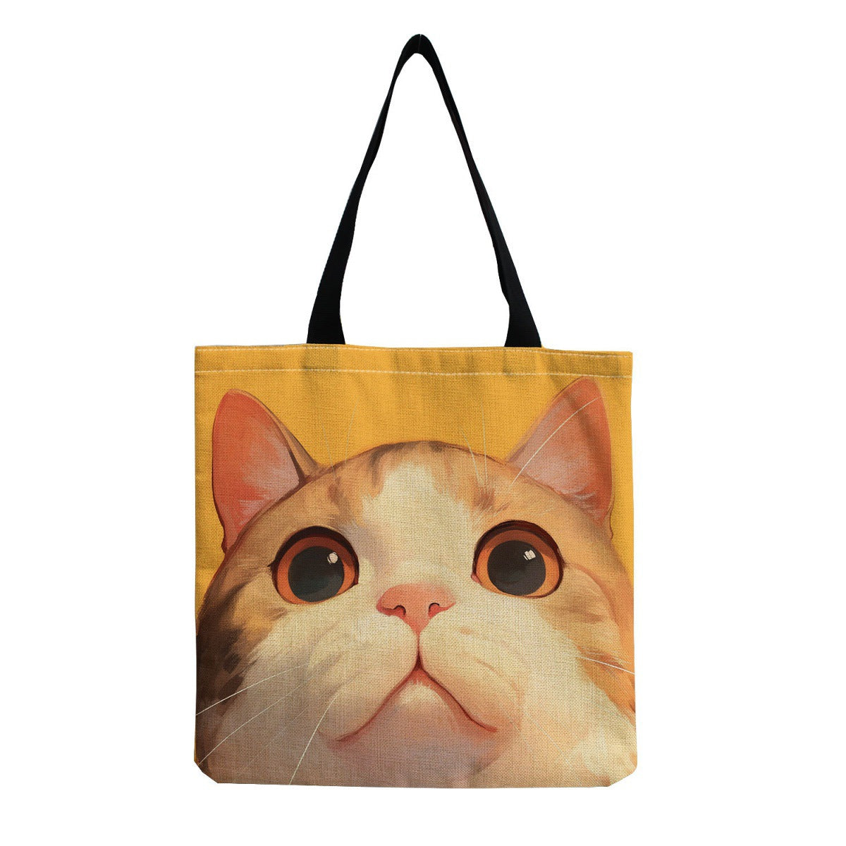 Cat Print Shoulder Bag