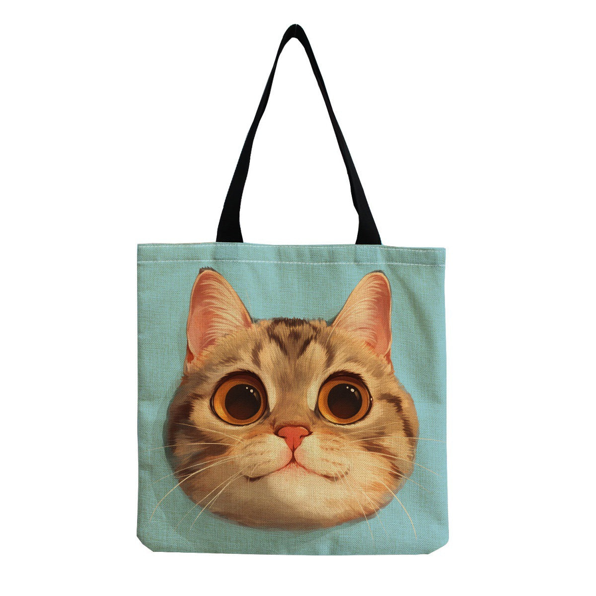 Cat Print Shoulder Bag