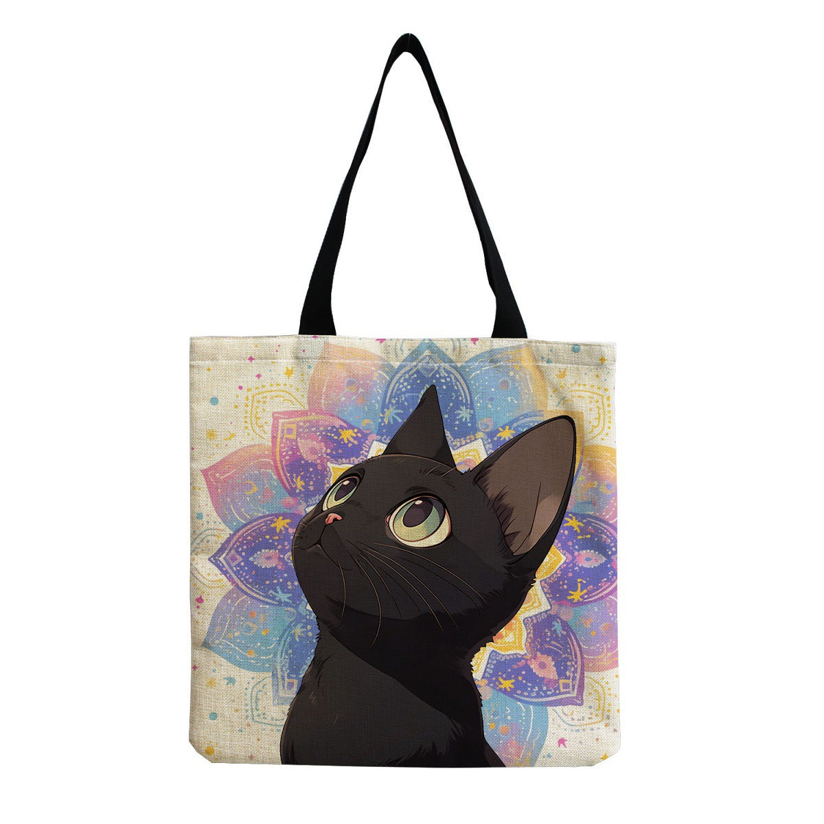Cat Print Shoulder Bag