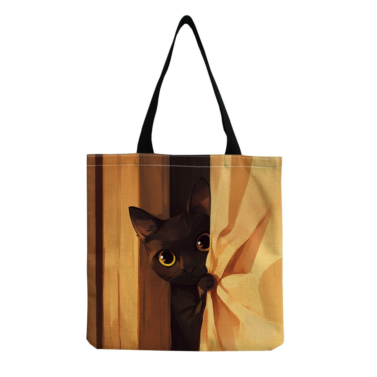 Cat Print Shoulder Bag