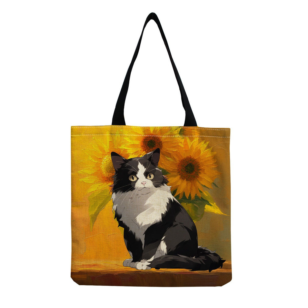 Cat Print Shoulder Bag