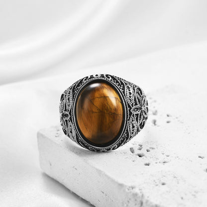 Cat's Eye Stone Ring