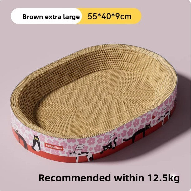 Cat scratcher cat bed