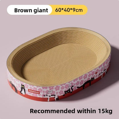 Cat scratcher cat bed