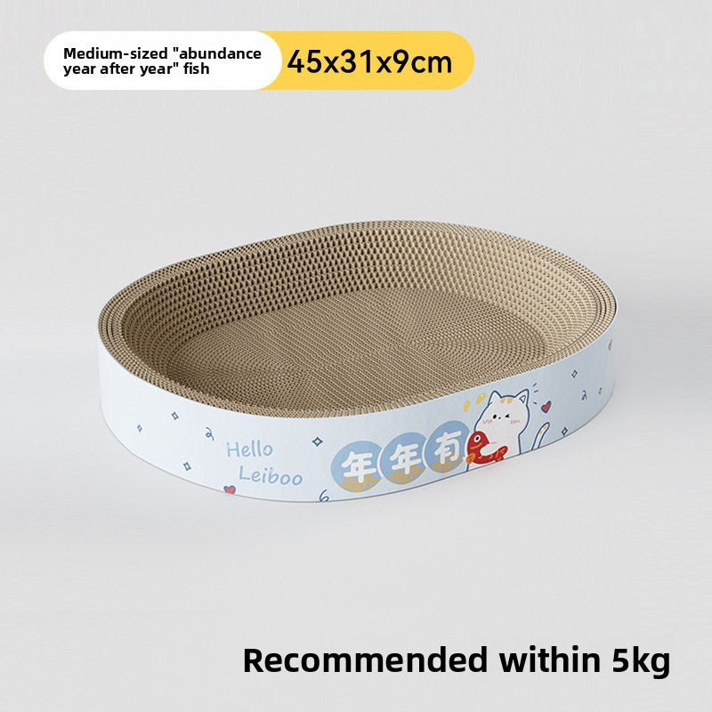 Cat scratcher cat bed