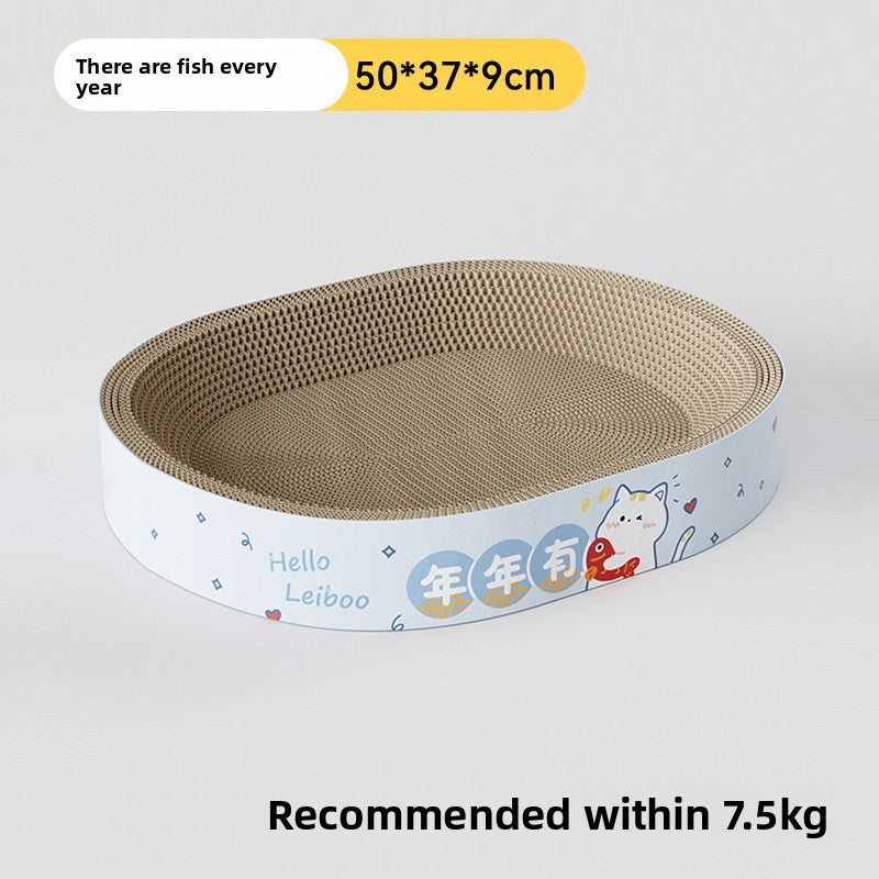 Cat scratcher cat bed