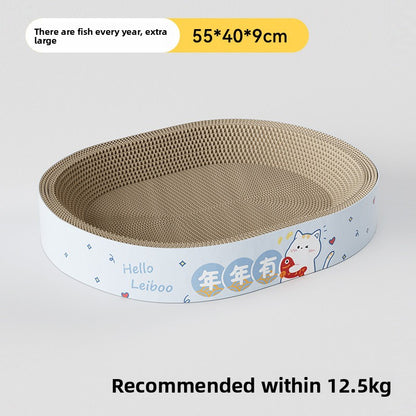 Cat scratcher cat bed