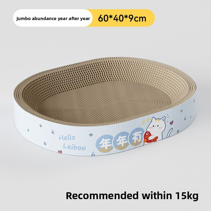 Cat scratcher cat bed