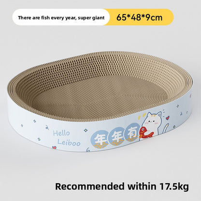Cat scratcher cat bed