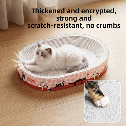 Cat scratcher cat bed