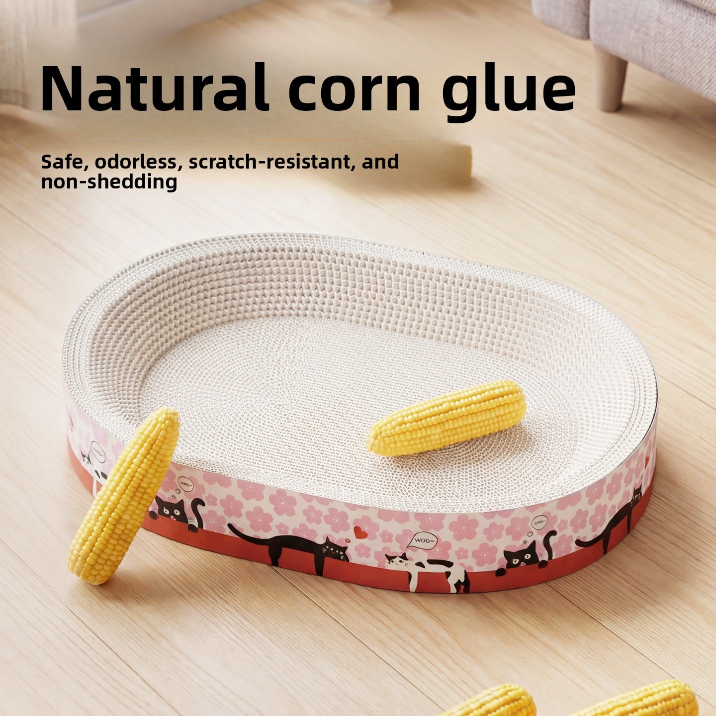 Cat scratcher cat bed