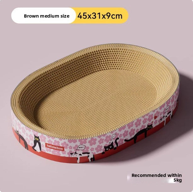 Cat scratcher cat bed