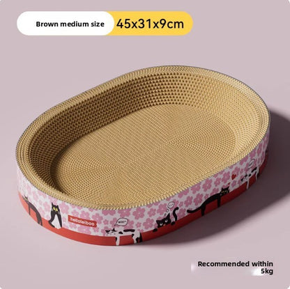 Cat scratcher cat bed