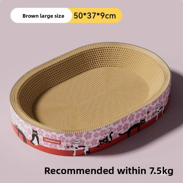 Cat scratcher cat bed