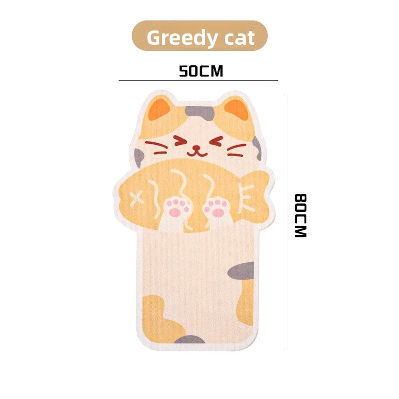 cat scratching board