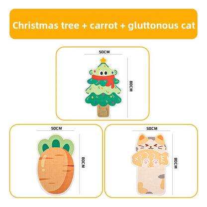 cat scratching board