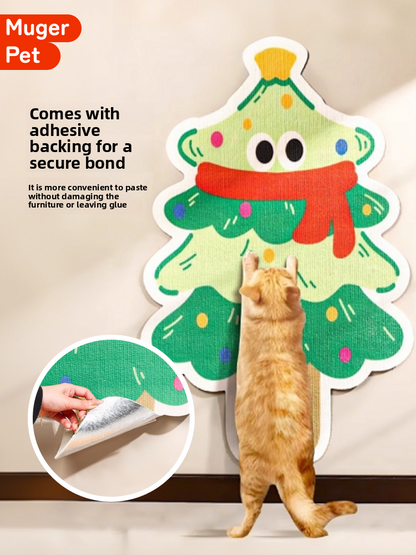 cat scratching board