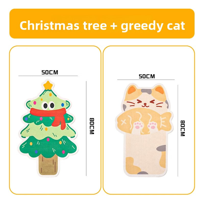 cat scratching board