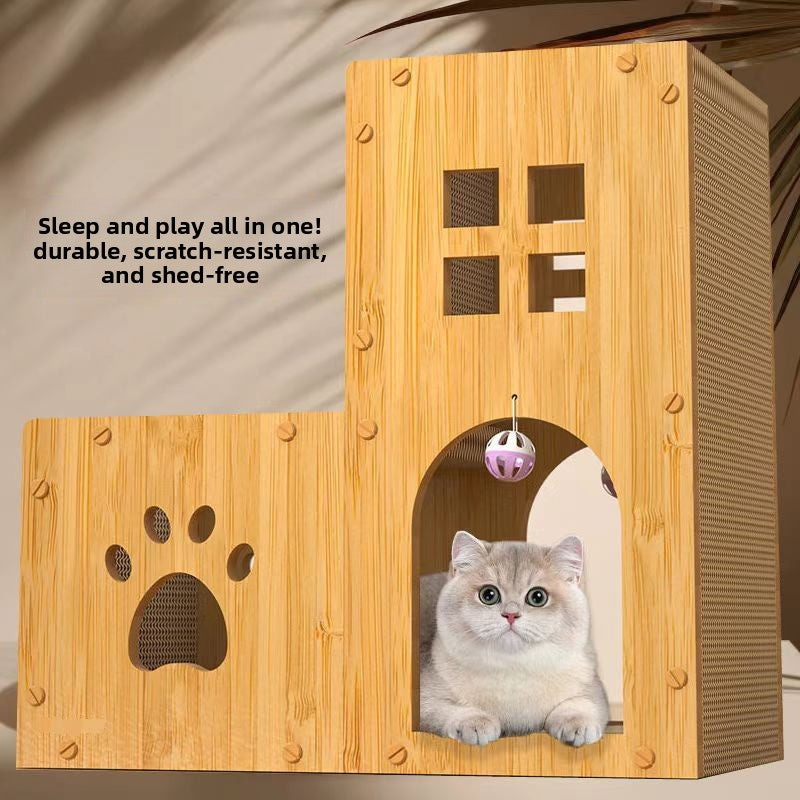 Cat scratching board