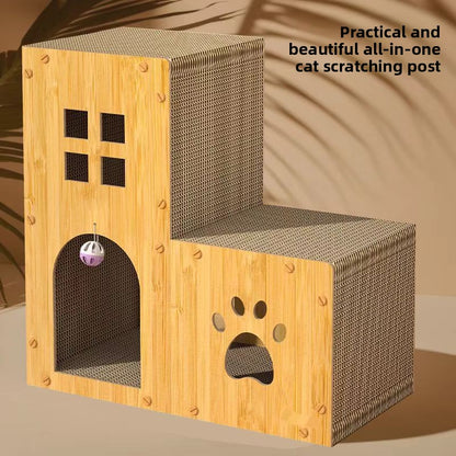 Cat scratching board