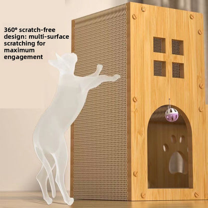 Cat scratching board