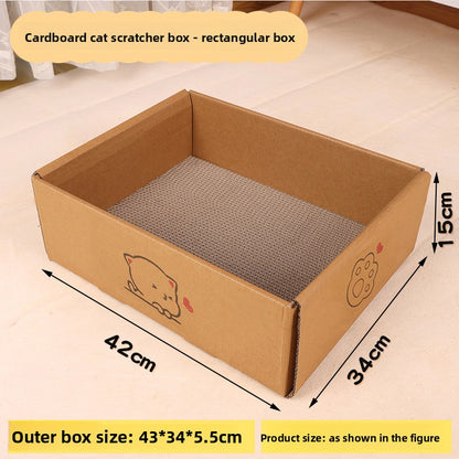 cat scratching house