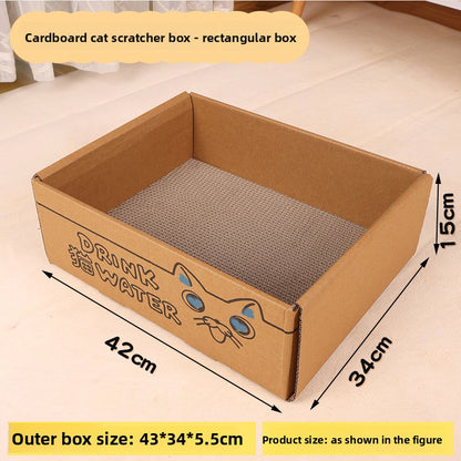 cat scratching house