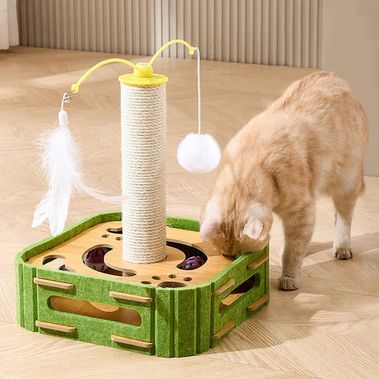Cat self-amusement toy
