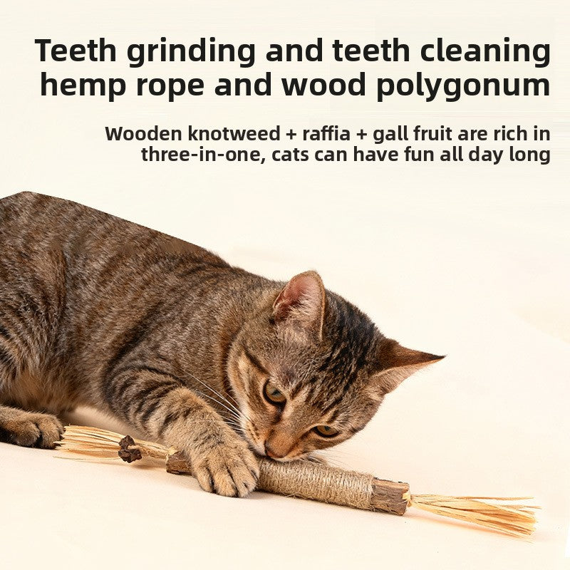 Cat-shaped smartweed stick