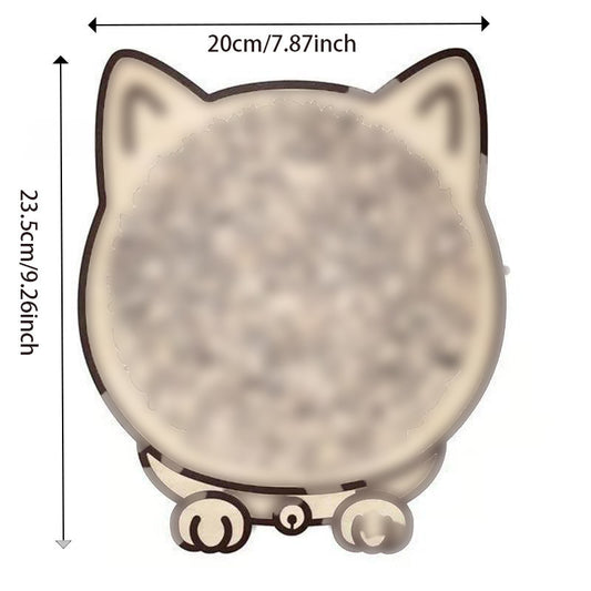 Cat Shaped Wooden Stacking Puzzle