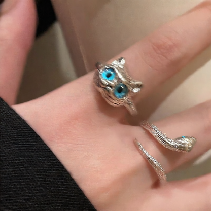 Cat Snake Ring