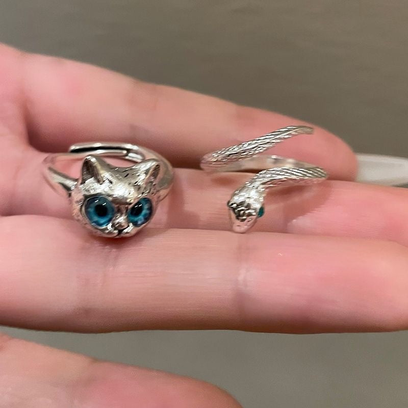 Cat Snake Ring